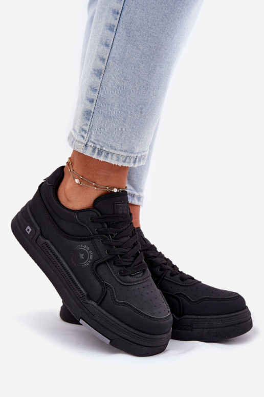 Faible Chaussures modèle baskets Féminin Big Star RR274A311 HI-POLY SYSTEM couleur noire