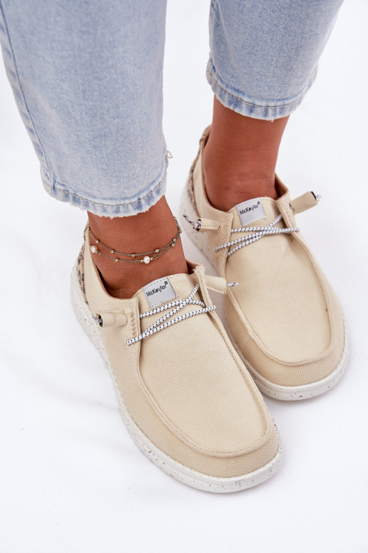 Eenvoudig materiaal schoenen Dames McKeylor 96116 beige
