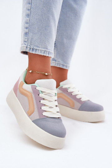 Chaussures modèle baskets Féminin avec une plateforme Couleurs différentes Tellnira 2