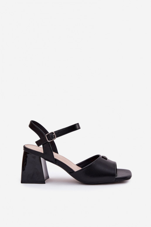 Sandales à talons hauts pour femme Vinceza 62235 couleur noire