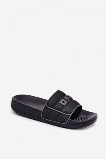 Zwarte mannelijke slippers, Big Star RR174A043