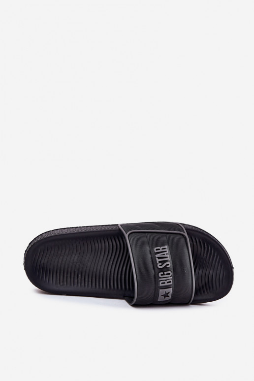 Mâle Chaussons Big Star RR174A043 couleur noire Mâle Chaussons Big Star RR174A043 couleur noire