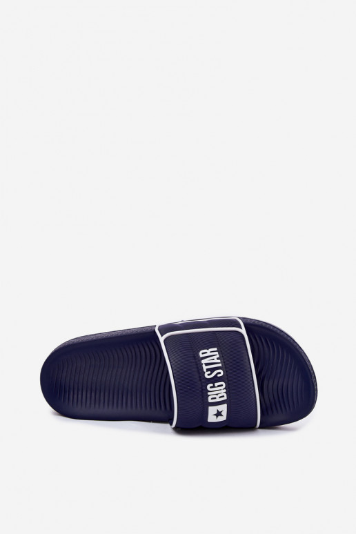 Mâle Chaussons Big Star RR174A045 bleu foncé Mâle Chaussons Big Star RR174A045 bleu foncé