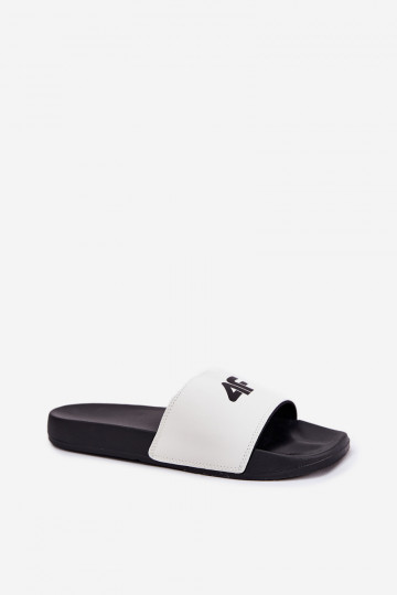 Pantoufles pour femmes 4F 4FRMM00FSLIF010-10S couleur blanche 2