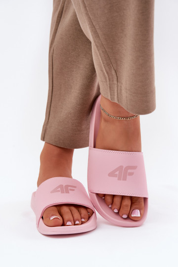 Pantoufles pour femmes 4F 4FRMM00FSLIF010-56S couleur rose 2