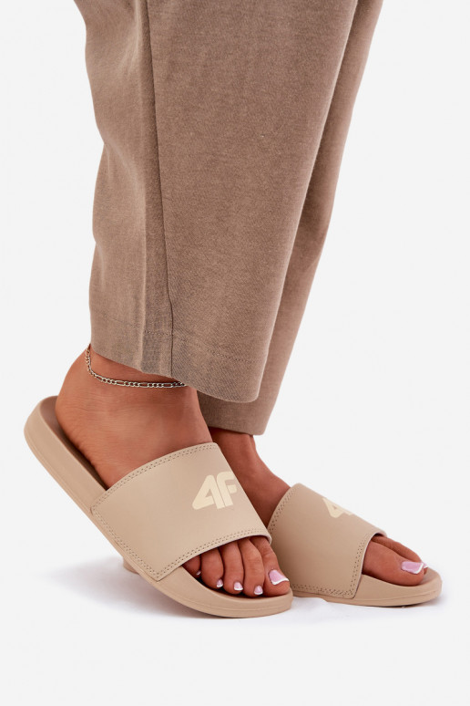 Damespantoffels 4F 4FRMM00FSLIF010-83S beige Damespantoffels 4F 4FRMM00FSLIF010-83S beige