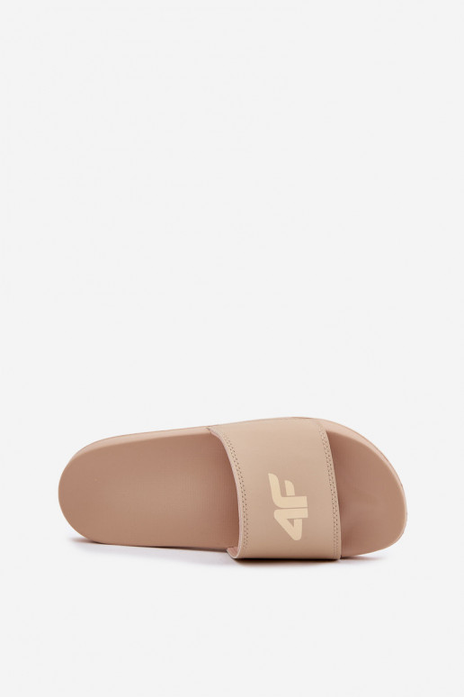 Damenhausschuhe 4F 4FRMM00FSLIF010-83S Beige Damenhausschuhe 4F 4FRMM00FSLIF010-83S Beige