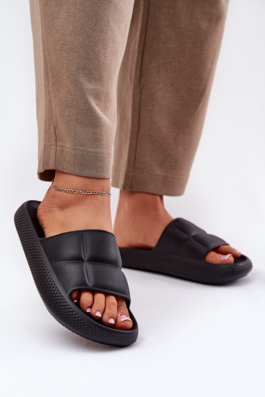 Pantoufles légères Pantoufles pour femmes LEE MAYA SLIDER DANSOMEN LODANS 50251016 couleur noire