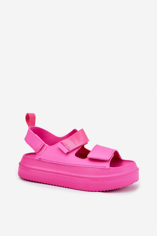 Dames sandalen met platform Z met lijmbevestigingami roze Nitepira