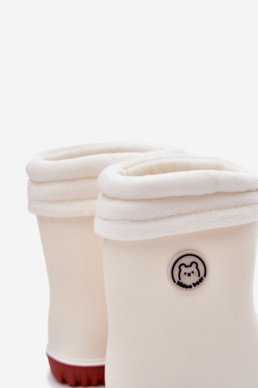 Regenlaarzen Kinderen Z OpInarmenem ivoor Odirisse