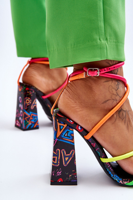 In de mode Sandalen met hoge hak Verschillende kleuren Josette