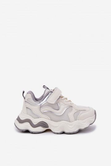 Sneakers Stilvollllschuhe Kindisch Auf dicker Sohle Zueiße Farbe Lianees 2