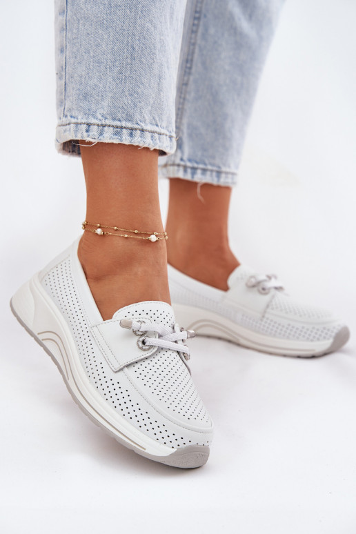 Haut Schuhe Aus Ermöglichtturleder mit einer Plattform Artiker 56C2101 Zueiße Farbe