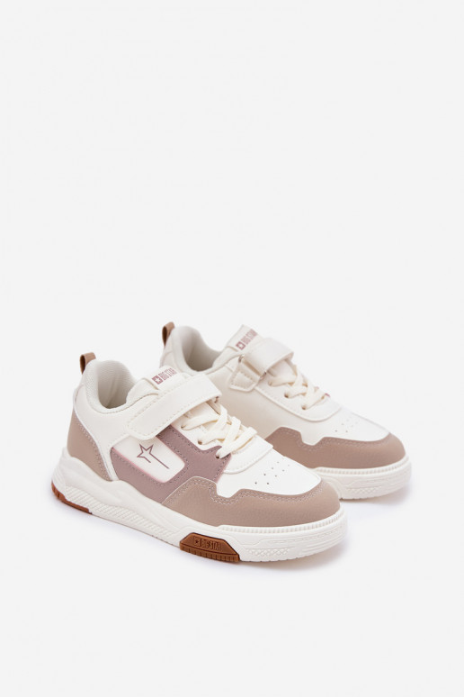  Chaussures modèle baskets Puéril Big Star RR374055 beige