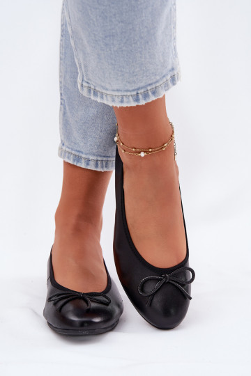 Ballerines noires pour femmes, « Taituriciejka P6800-01 » 2