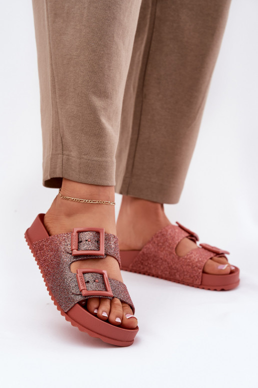 Geurig Damespantoffels met glans I met gespenmi ZAXY RR285025 roze