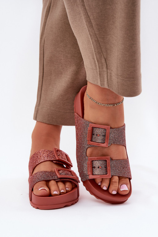 Geurig Damespantoffels met glans I met gespenmi ZAXY RR285025 roze