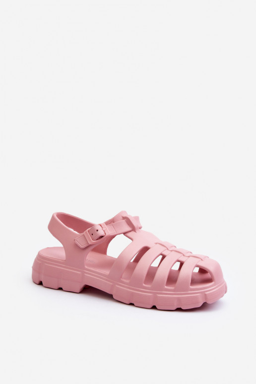 Dames LichtgeInicht pantoffels sandalen roze Gasaria