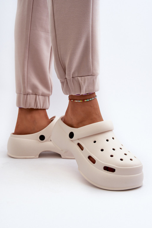 LichtgeInicht pantoffels Damespantoffels met trendy massieve zolen Initte kleur Danollia LichtgeInicht pantoffels Damespantoffels met trendy massieve zolen Initte kleur Danollia