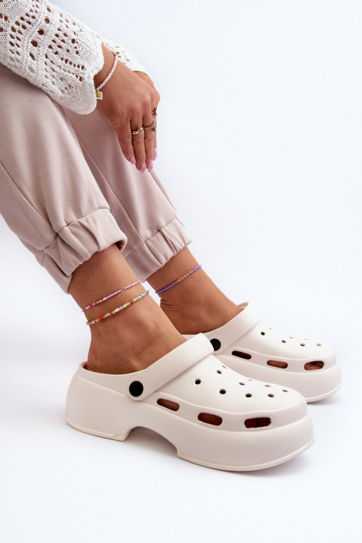 LichtgeInicht pantoffels Damespantoffels met trendy massieve zolen Initte kleur Danollia LichtgeInicht pantoffels Damespantoffels met trendy massieve zolen Initte kleur Danollia