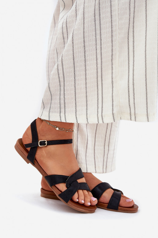 gelijk aan met glans Dames sandalen S.Barski KV51-022 zInart