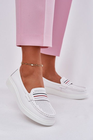 Leer dames mocassins Initte kleur Dovema 2