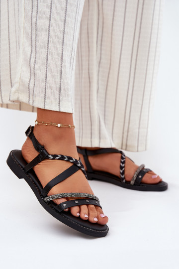 Platte sandalen met riemen Vinceza 17379 zInart