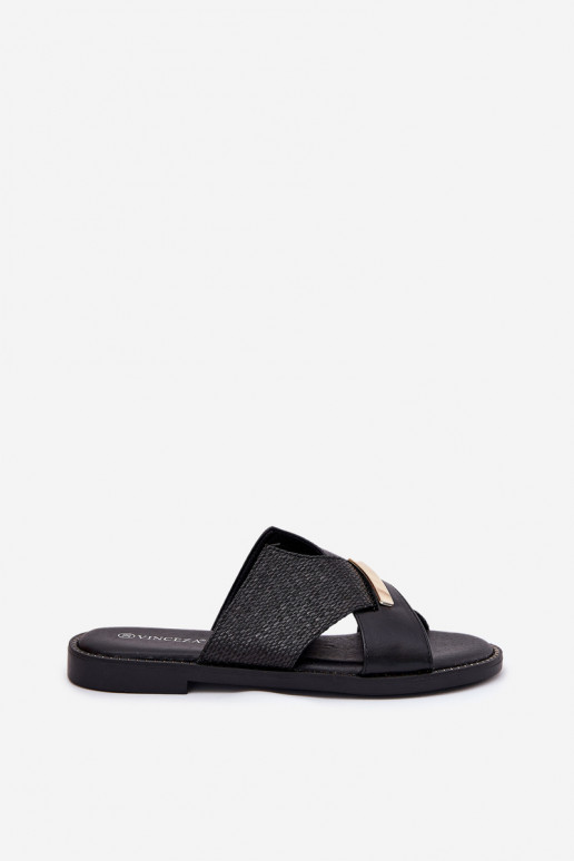 Platte slippers voor dames Met sierlijk Detalem Vinceza 17385 zInart