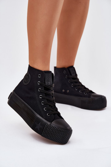 Chaussures de loisirs avec une plateforme Big Star RR274742 couleur noire 2