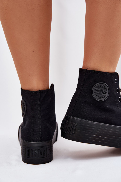 Chaussures de loisirs avec une plateforme Big Star RR274742 couleur noire