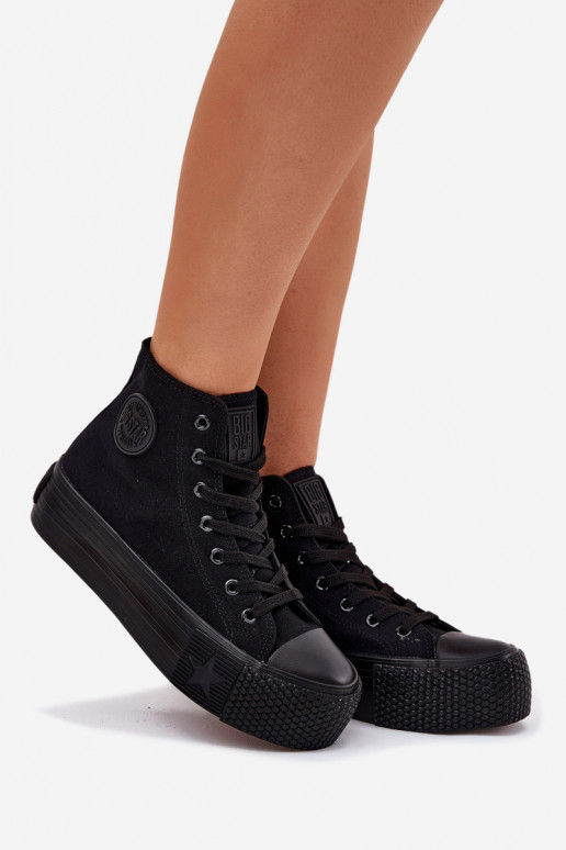 Chaussures de loisirs avec une plateforme Big Star RR274742 couleur noire