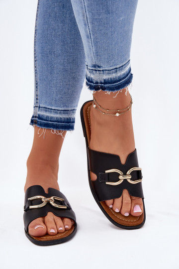 Slippers Dames plat Met sierlijk Detalem zInart Amiresna 2