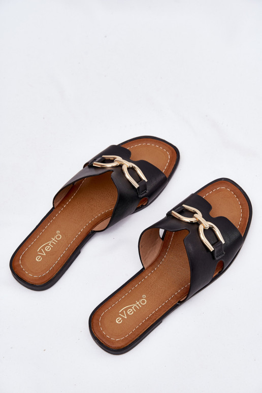 Hausschuhe FrauenZuohnung Mit Dekorationen Detalem schZuarze Farbe Amiresna