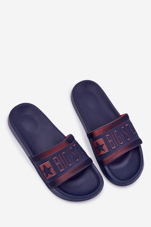 Mâle Chaussons Big Star RR174A052 bleu foncé Mâle Chaussons Big Star RR174A052 bleu foncé