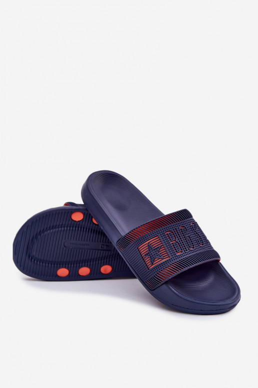 Mâle Chaussons Big Star RR174A052 bleu foncé Mâle Chaussons Big Star RR174A052 bleu foncé