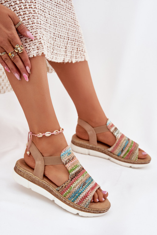 Damensandalen Mit Zopf Verschiedene Farben Jelana Damensandalen Mit Zopf Verschiedene Farben Jelana