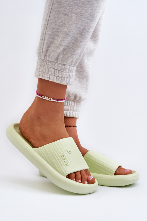 Slippers LichtgeInicht pantoffels Dames Eenvoudig groene kleur Fenicva Slippers LichtgeInicht pantoffels Dames Eenvoudig groene kleur Fenicva