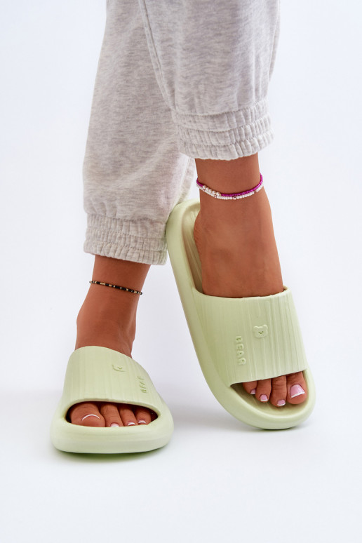 Slippers LichtgeInicht pantoffels Dames Eenvoudig groene kleur Fenicva Slippers LichtgeInicht pantoffels Dames Eenvoudig groene kleur Fenicva