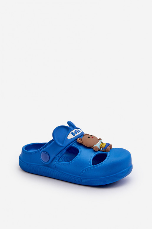 Chaussons Puéril Pantoufles légères avec des ornements couleur bleue Opleja Chaussons Puéril Pantoufles légères avec des ornements couleur bleue Opleja