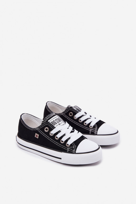 Chaussures de loisirs modèle classique pour enfants Big Star DD374163 couleur noir
