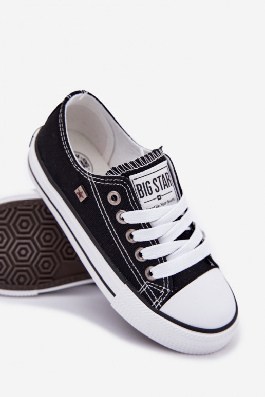 Klassische Freizeitschuhe für Kinder Big Star DD374163 in der Farbe Schwarz Klassische Freizeitschuhe für Kinder Big Star DD374163 in der Farbe Schwarz