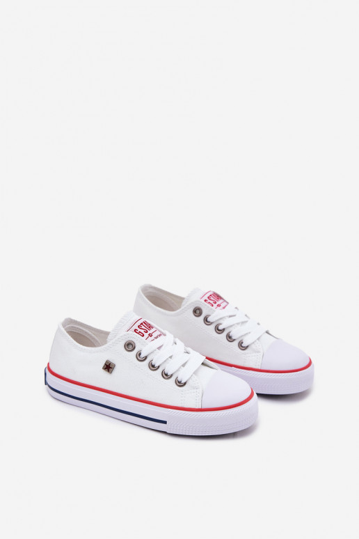 Klassieke vrijetijdsschoenen voor kinderen Big Star DD374160 witte kleur Klassieke vrijetijdsschoenen voor kinderen Big Star DD374160 witte kleur