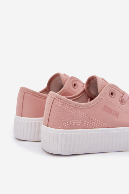 vrijetijdsschoenen Kinderen met veters Big Star RR374011 roze vrijetijdsschoenen Kinderen met veters Big Star RR374011 roze