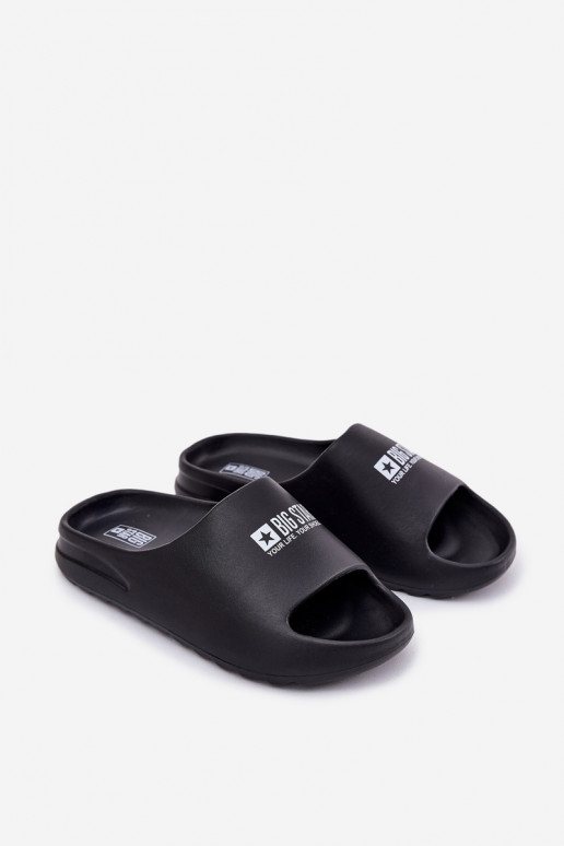 Pantoufles légères Chaussons Mâle Z Logo Big Star RR174A012 couleur noire Pantoufles légères Chaussons Mâle Z Logo Big Star RR174A012 couleur noire