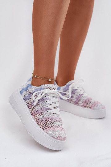 Chaussures modèle baskets Féminin avec une plateforme Z SzydełkoÀą CholeÀką Couleurs différentes Mirietto 2