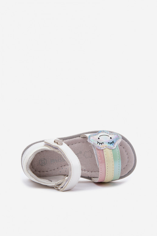 Kindersandalen met zelfklevende bevestigingsmiddelen Initte kleur Orailla Kindersandalen met zelfklevende bevestigingsmiddelen Initte kleur Orailla