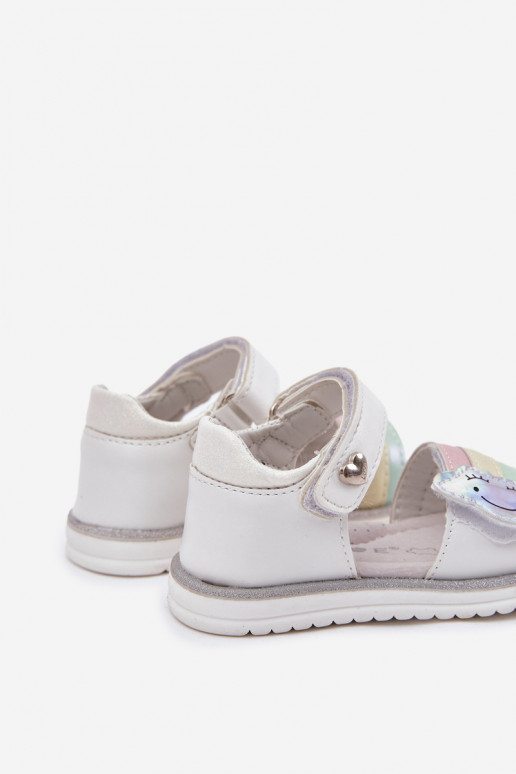 Kindersandalen met zelfklevende bevestigingsmiddelen Initte kleur Orailla Kindersandalen met zelfklevende bevestigingsmiddelen Initte kleur Orailla