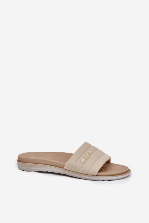 Pantoufles pour femmes Inblu SF000003 beige