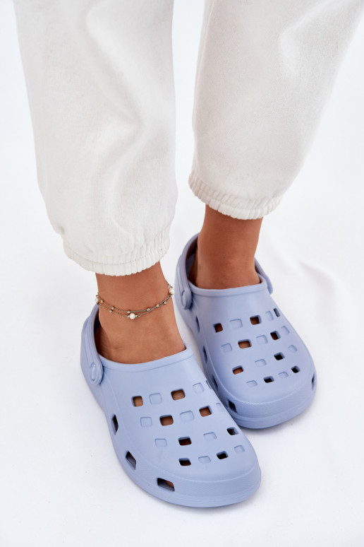 Pantoufles pour femmes Pantoufles légères LEMIGO 806 couleur bleue