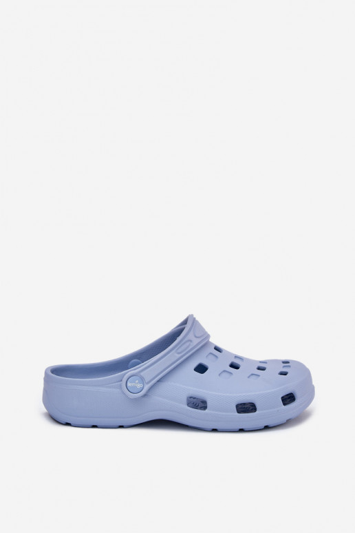 Damenhausschuhe Leichte Hausschuhe LEMIGO 806 blaue Farbe